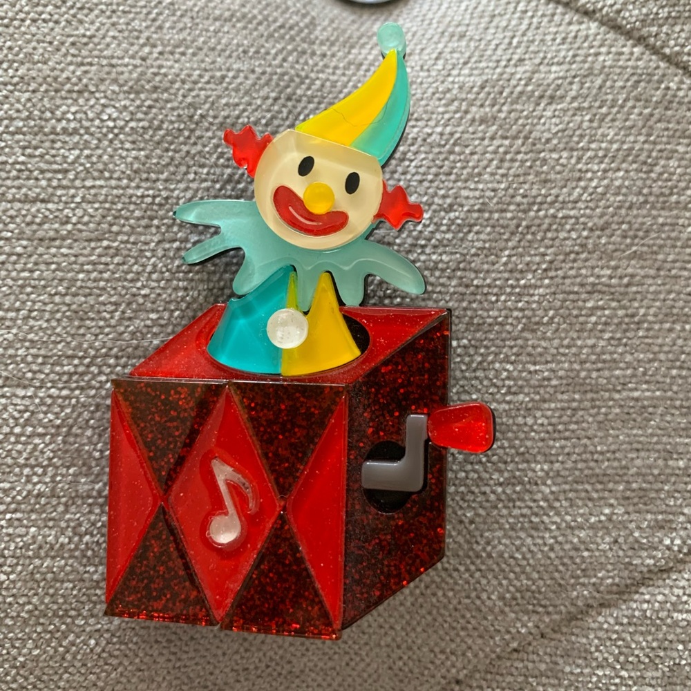 Erstwilder Jack in the Box Brooch
